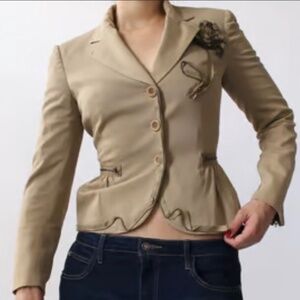 Moschino  3 Buttons long sleeves blazer size 8